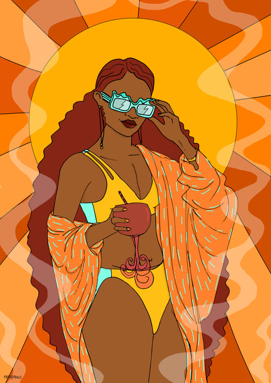 Hot girl summer | Colorful print | Maite Prince